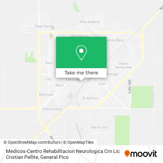 Medicos-Centro Rehabilitacion Neurologica Crn Lic Cristian Pellite map