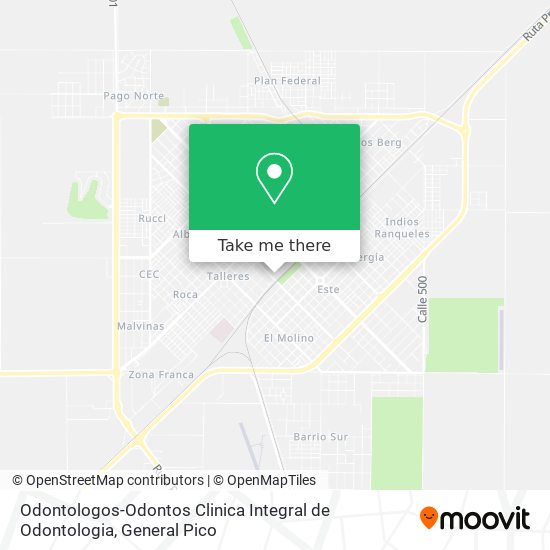 Odontologos-Odontos Clinica Integral de Odontologia map