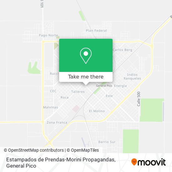 Estampados de Prendas-Morini Propagandas map