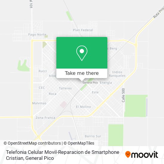 Telefonia Celular Movil-Reparacion de Smartphone Cristian map