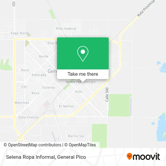 Selena Ropa Informal map