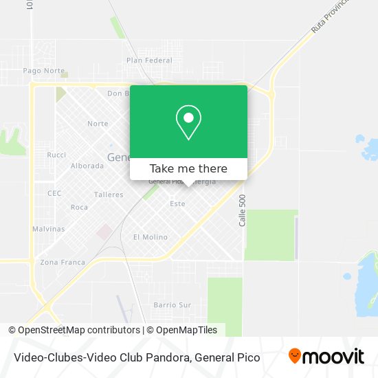 Video-Clubes-Video Club Pandora map