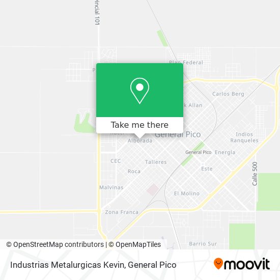 Industrias Metalurgicas Kevin map