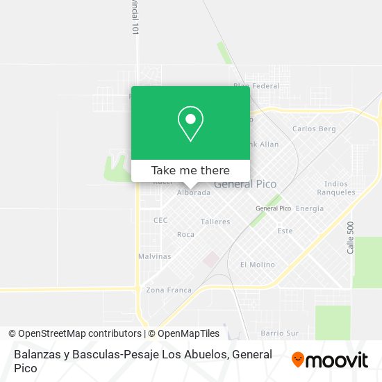Balanzas y Basculas-Pesaje Los Abuelos map