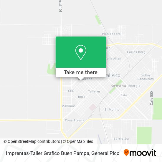 Mapa de Imprentas-Taller Grafico Buen Pampa