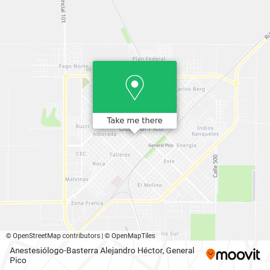 Mapa de Anestesiólogo-Basterra Alejandro Héctor