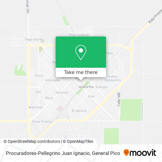 Procuradores-Pellegrino Juan Ignacio map