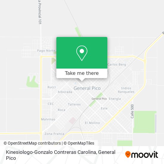 Mapa de Kinesiologo-Gonzalo Contreras Carolina