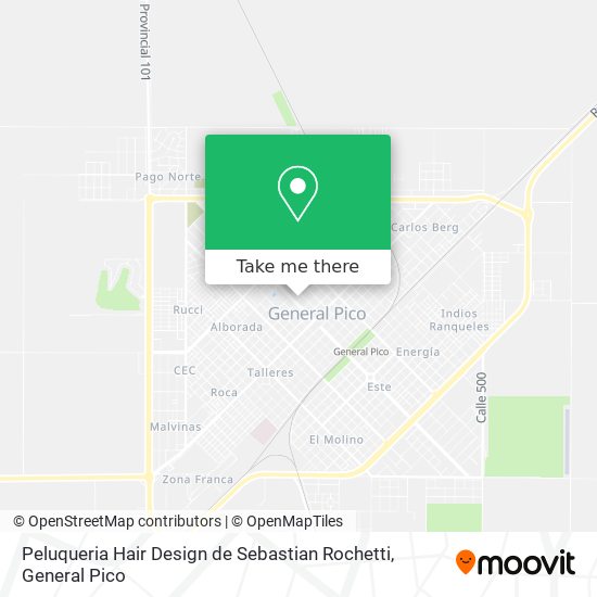 Peluqueria Hair Design de Sebastian Rochetti map