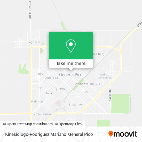 Kinesiologo-Rodriguez Mariano map