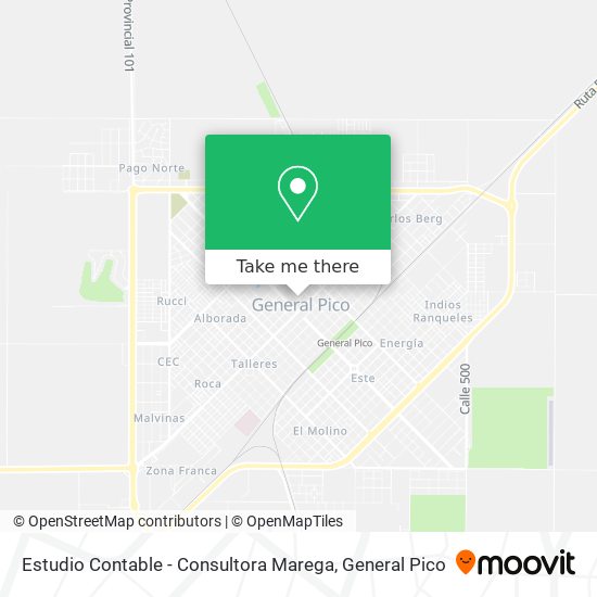 Estudio Contable - Consultora Marega map