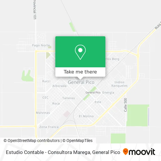 Estudio Contable - Consultora Marega map