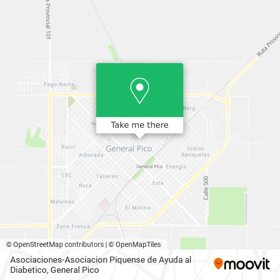 Asociaciones-Asociacion Piquense de Ayuda al Diabetico map