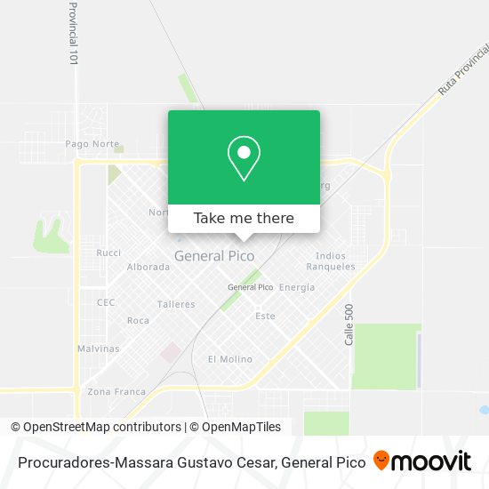 Procuradores-Massara Gustavo Cesar map
