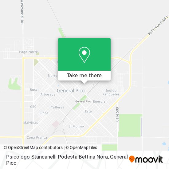 Mapa de Psicologo-Stancanelli Podesta Bettina Nora