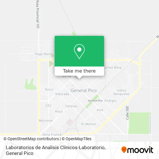 Laboratorios de Analisis Clinicos-Laboratorio map