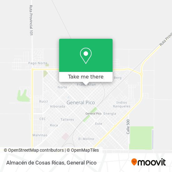 Almacén de Cosas Ricas map