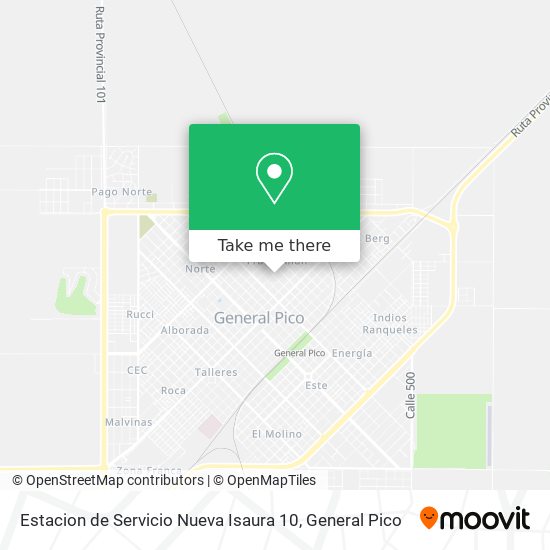 Estacion de Servicio Nueva Isaura 10 map