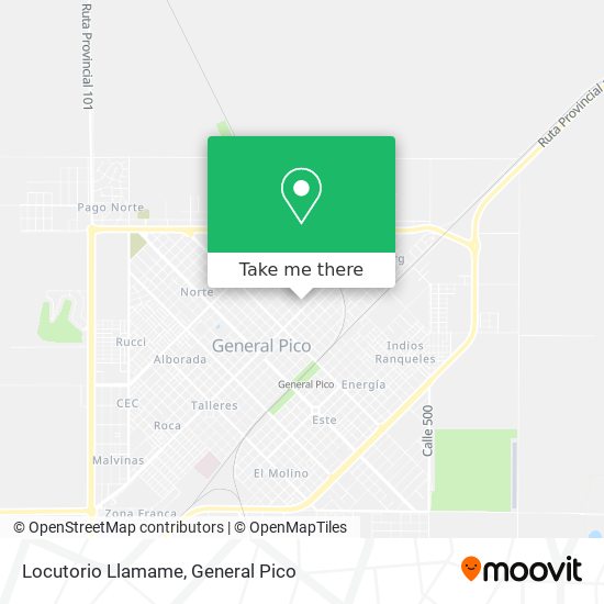 Locutorio Llamame map