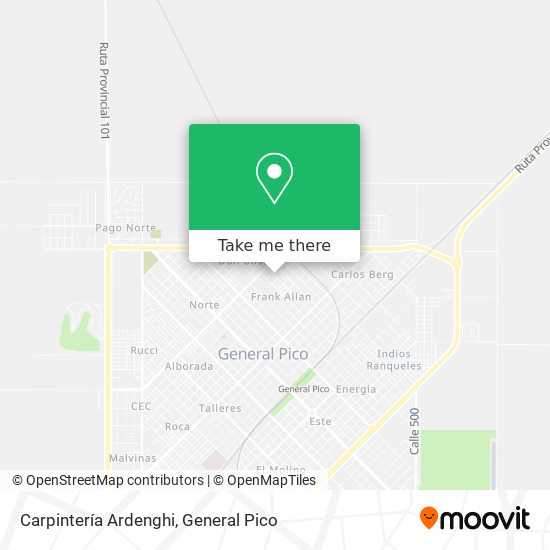 Carpintería Ardenghi map