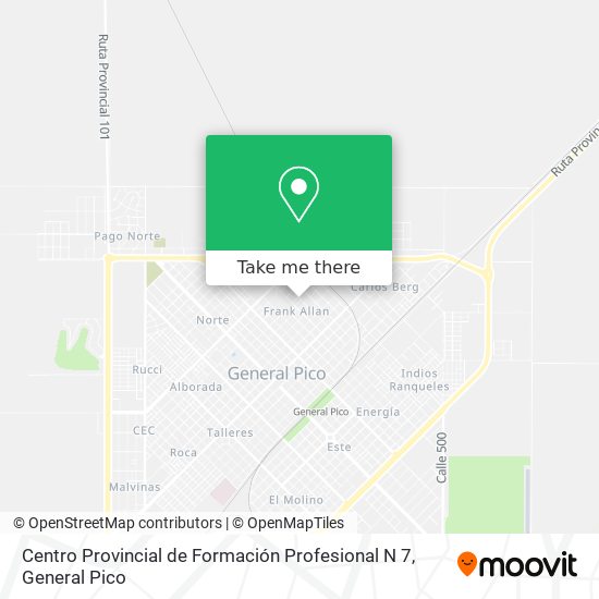 Centro Provincial de Formación Profesional N 7 map