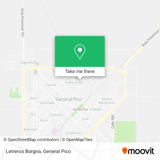 Letreros Borgna map
