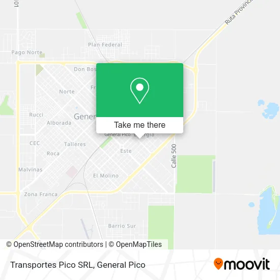 Transportes Pico SRL map