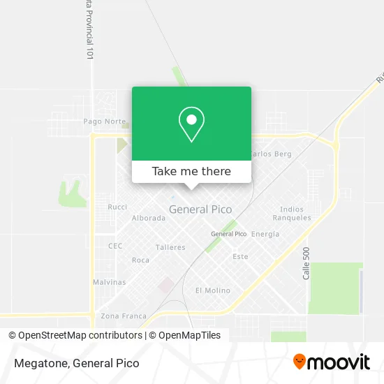 Megatone map