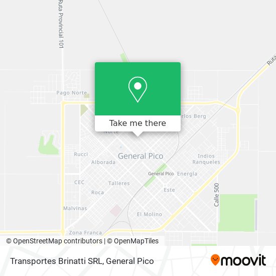Transportes Brinatti SRL map