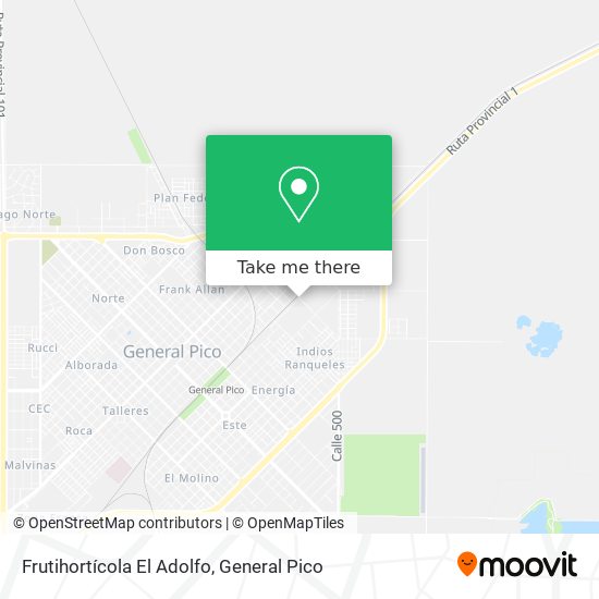 Frutihortícola El Adolfo map