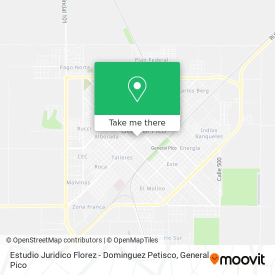 Mapa de Estudio Juridico Florez - Dominguez Petisco