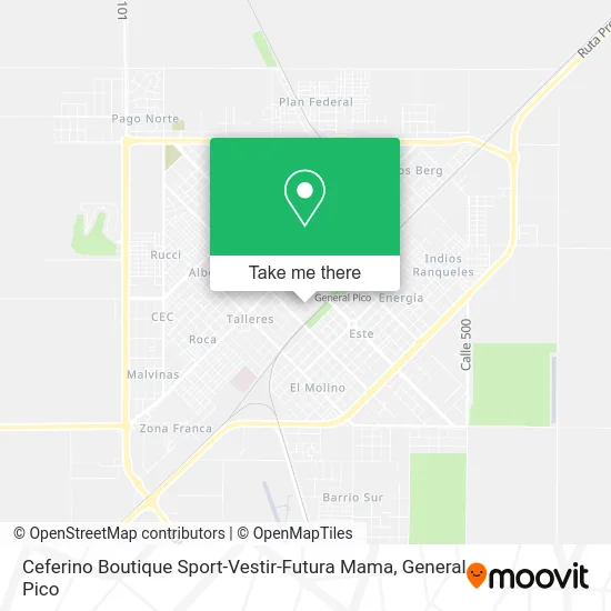 Ceferino Boutique Sport-Vestir-Futura Mama map