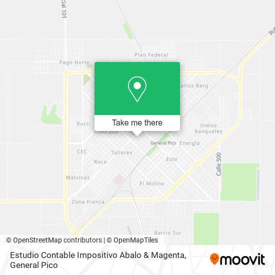 Estudio Contable Impositivo Abalo & Magenta map