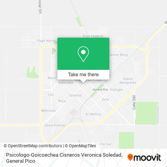 Psicologo-Goicoechea Cisneros Veronica Soledad map