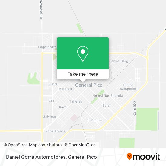 Daniel Gorra Automotores map