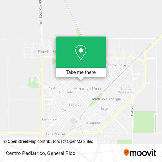 Mapa de Centro Pediátrico