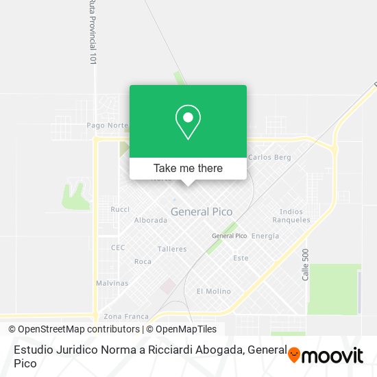 Estudio Juridico Norma a Ricciardi Abogada map