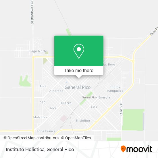 Instituto Holistica map