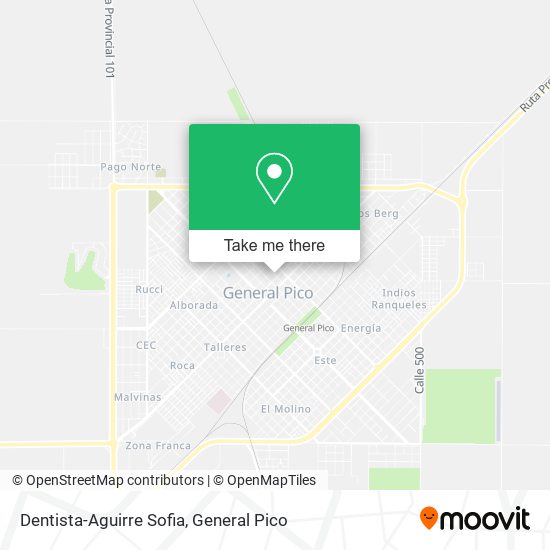 Mapa de Dentista-Aguirre Sofia