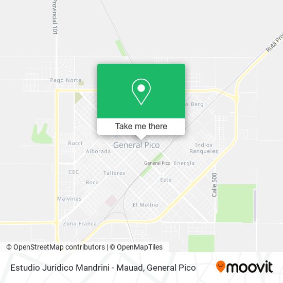 Estudio Juridico Mandrini - Mauad map