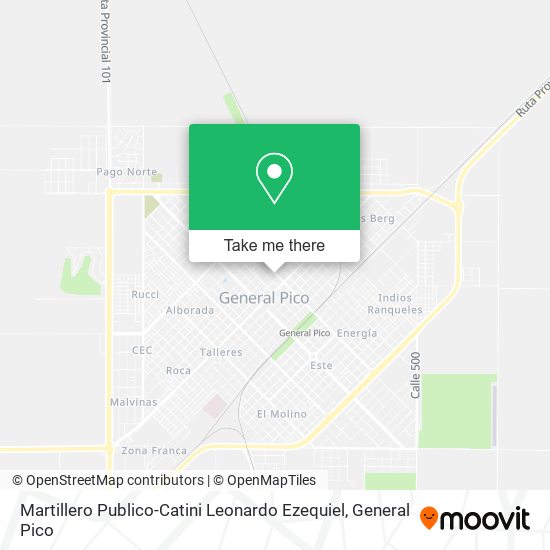 Mapa de Martillero Publico-Catini Leonardo Ezequiel