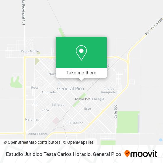 Estudio Juridico Testa Carlos Horacio map