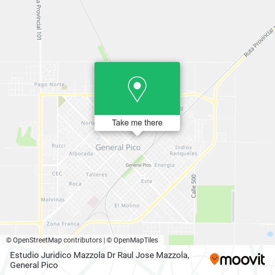 Estudio Juridico Mazzola Dr Raul Jose Mazzola map