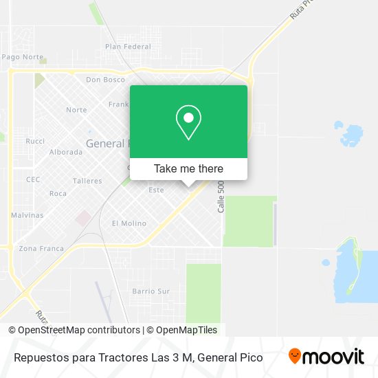Repuestos para Tractores Las 3 M map