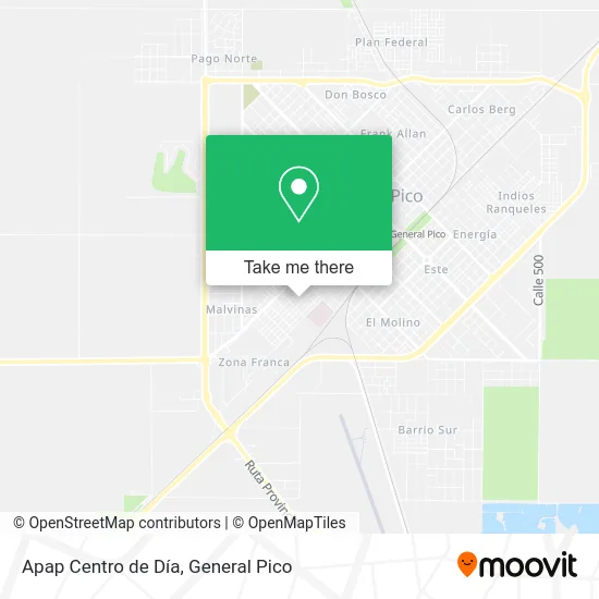 Apap Centro de Día map