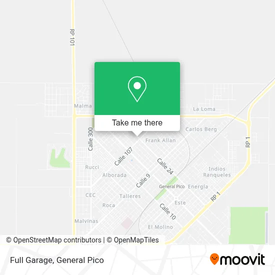 Full Garage map