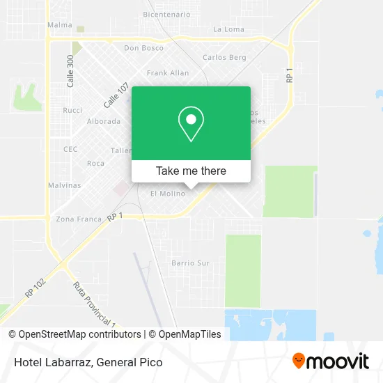 Hotel Labarraz map