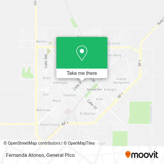 Fernanda Alonso map