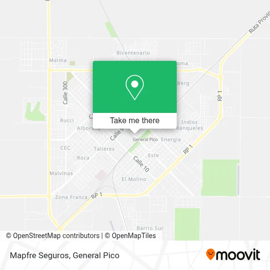Mapfre Seguros map