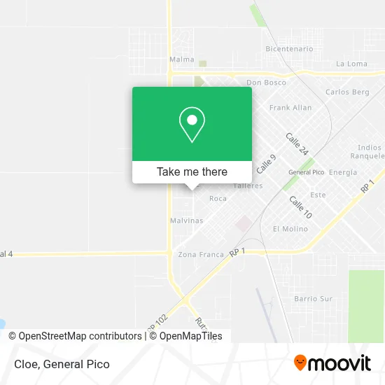 Cloe map